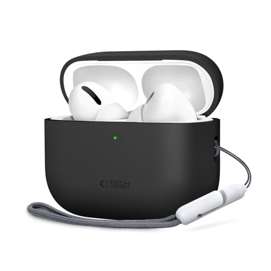 Tech-Protect Etui ochronne silikonowe na słuchawki AirPods Pro 3 - czarne