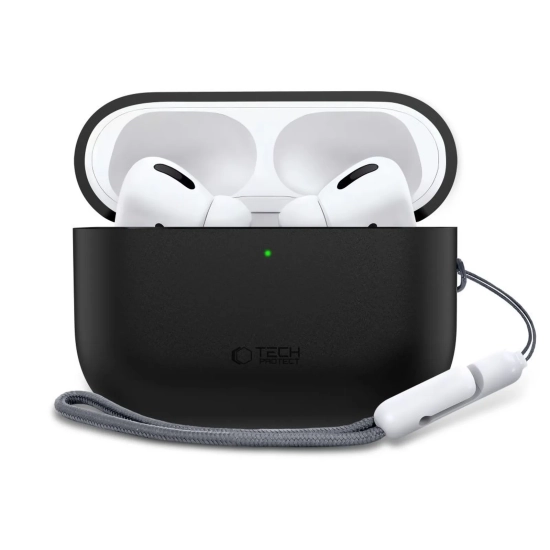 Tech-Protect Etui ochronne silikonowe na słuchawki AirPods Pro 3 - czarne
