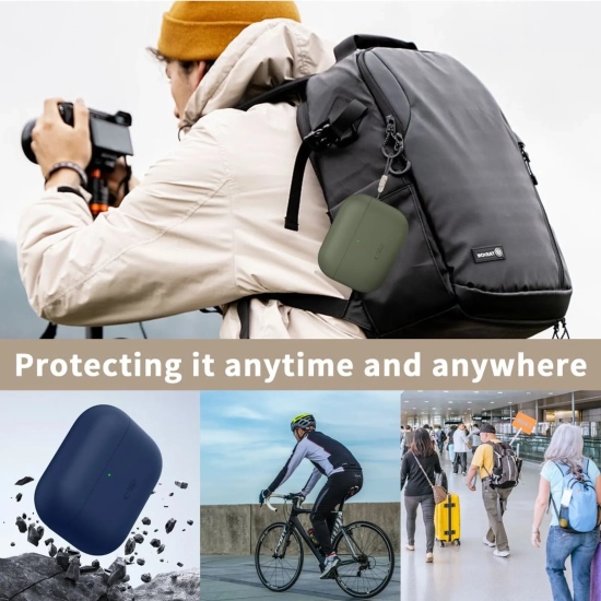 Tech-Protect Etui ochronne silikonowe na słuchawki AirPods Pro 3 - czarne