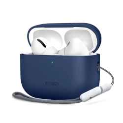 Tech-Protect Etui silikonowe na AirPods Pro 3 - granatowe