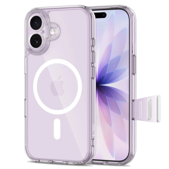 Tech-Protect Etui pokrowiec na iPhone 17 Magpeak Magsafe CC - przezroczysty