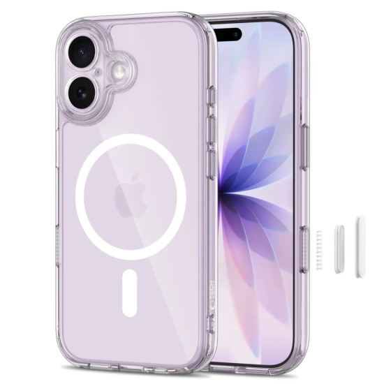 Tech-Protect Etui pokrowiec na iPhone 17 Magpeak Magsafe CC - przezroczysty