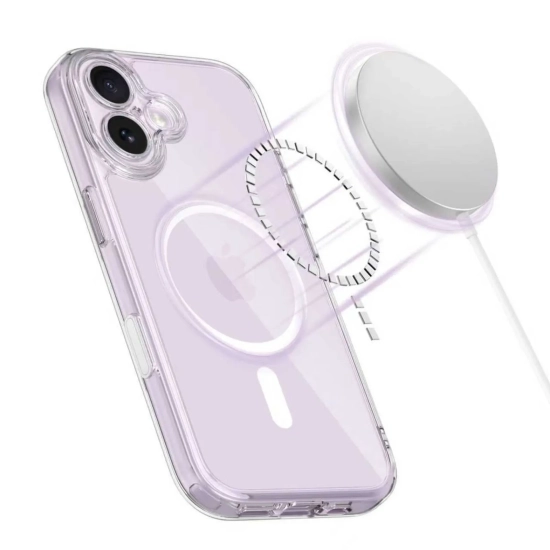 Tech-Protect Etui pokrowiec na iPhone 17 Magpeak Magsafe CC - przezroczysty