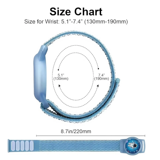 Opaska Tech-Protect Nylon for Kids Apple AirTag 1/2 różowa