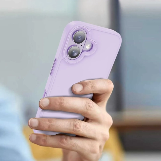 Tech-Protect Etui pokrowiec na iPhone 17 MagMat - fioletowy