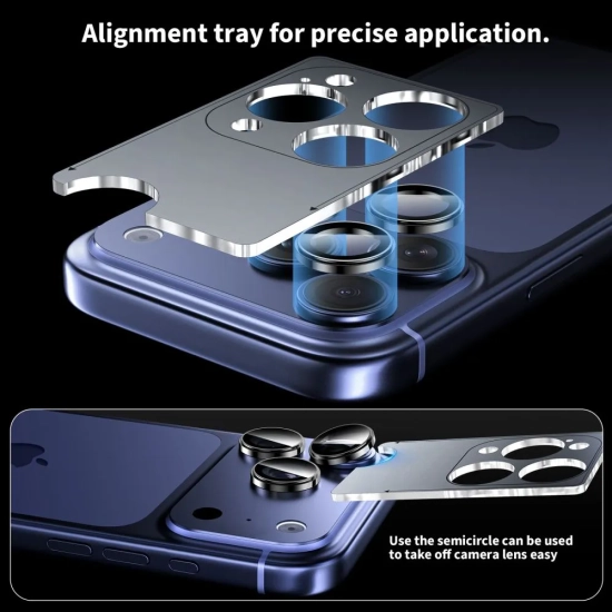 Tech-Protect Osłona aparatu na iPhone 14 Pro / Max / 15 Pro / Max / 16 Pro