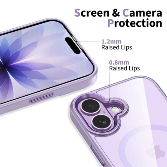 Tech-Protect Etui pokrowiec na iPhone 17 MagMat MagSafe - przezroczysto