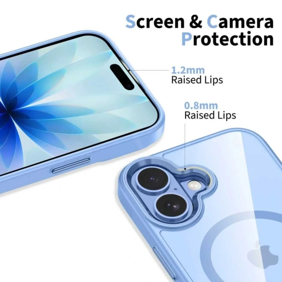 Tech-Protect Etui pokrowiec na iPhone 17 MagMat MagSafe - przezroczysto