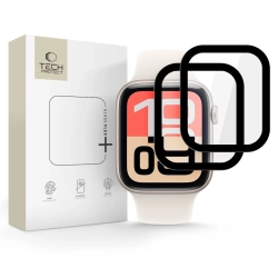 Tech-Protect Szkło ochronne na Apple Watch 40 mm czarne Glass Flex+ - 2
