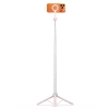 Tech-Protect Selfie stick kijek tripod do zdjęć Bluetooth - różowo szary