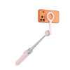 Tech-Protect Selfie stick kijek tripod do zdjęć Bluetooth - różowo szary