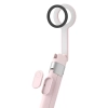 Tech-Protect Selfie stick kijek tripod do zdjęć Bluetooth - różowo szary