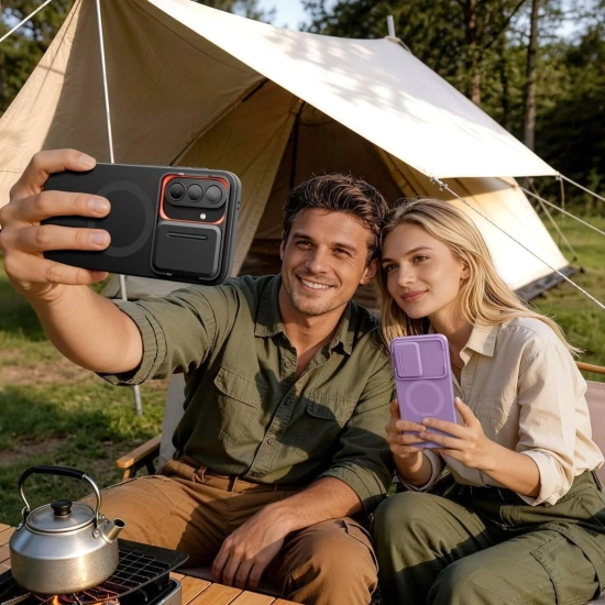 Tech-Protect Etui z osłoną obiektywu na Samsung Galaxy A57 Kevlar Aura