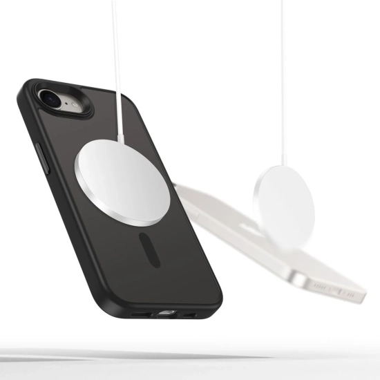 Tech-Protect Etui pokrowiec na iPhone 16e / 17e MagMat MagSafe - czarny mat