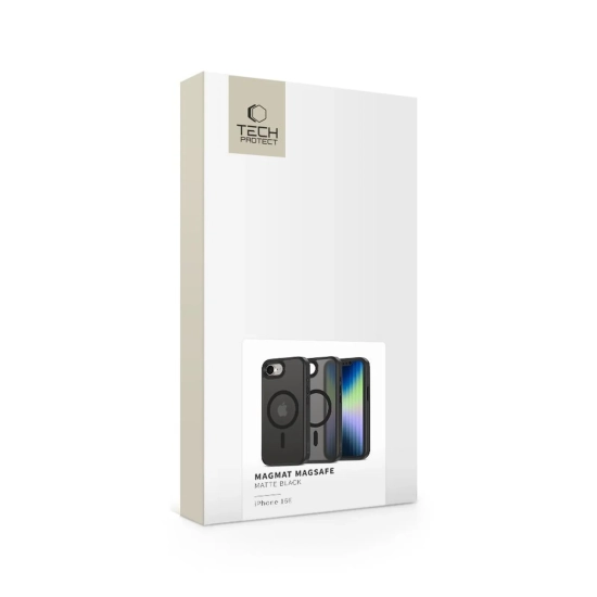 Tech-Protect Etui pokrowiec na iPhone 16e / 17e MagMat MagSafe - czarny mat