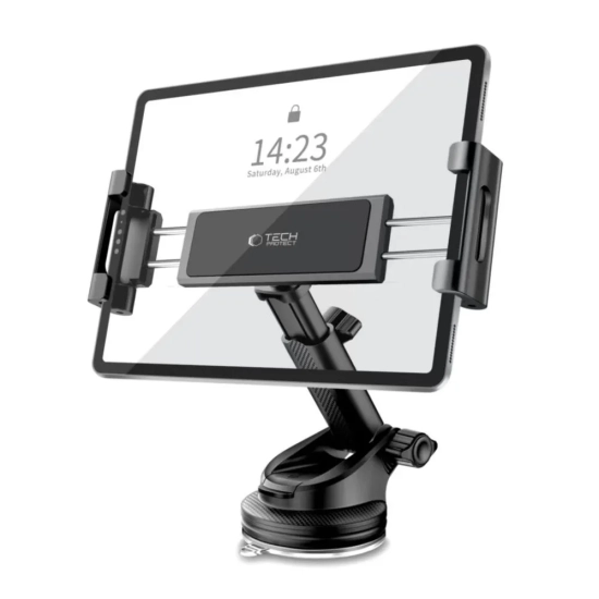 Tech-Protect Uchwyt samochodowy V4 do tabletu 141-280 mm na kokpit - czarny