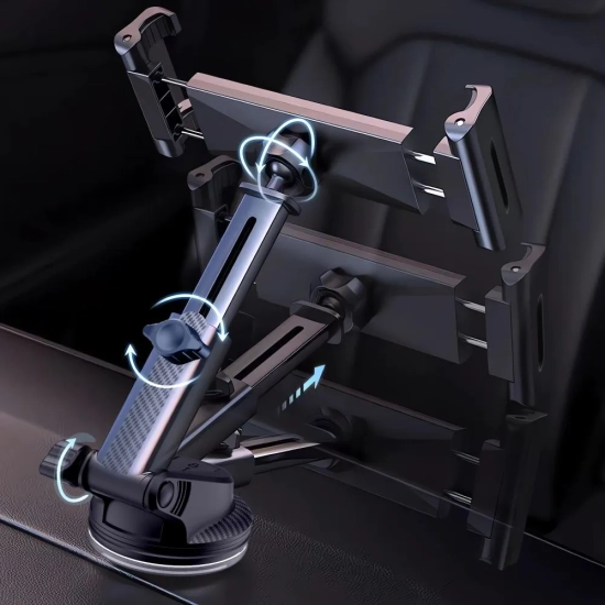 Tech-Protect Uchwyt samochodowy V4 do tabletu 141-280 mm na kokpit - czarny