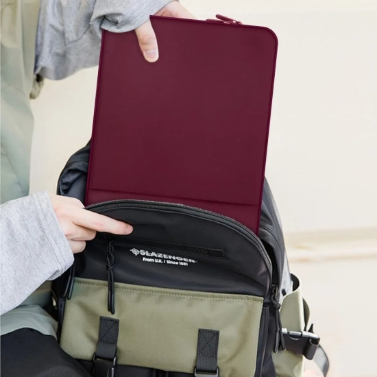 Tech-Protect Pokrowiec etui na laptopa 13'' Neopren - bordowy