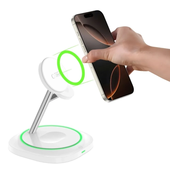 Tech-Protect Ładowarka indukcyjna 3w1 do smartfona smartwatcha słuchawek