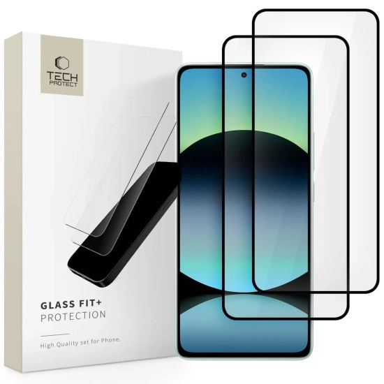 Tech-Protect Szkło hartowane na Xiaomi Redmi Note 14 4G / 5G Glass Fit