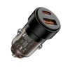 Tech-Protect Ładowarka samochodowa USB-A USB-C CC03 PD 75W - czarna