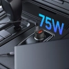 Tech-Protect Ładowarka samochodowa USB-A USB-C CC03 PD 75W - czarna