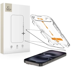 Tech-Protect Szkło hartowane na iPhone 15 / 16 z ramką instlacyjną Quick