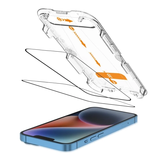Tech-Protect Szkło hartowane na iPhone 13 / 13 PRO / 14 / 16e z ramką