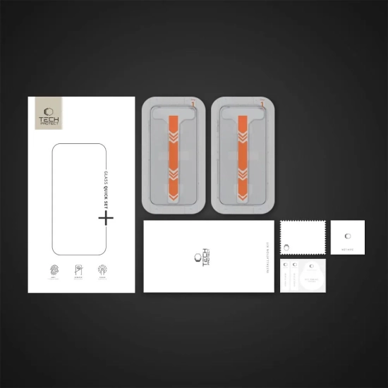 Tech-Protect Szkło hartowane na iPhone 13 / 13 PRO / 14 / 16e z ramką