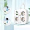Tech-Protect Listwa zasilająca 3 gniazda sieciowe 2x USB-A 2x USB-C 200 cm