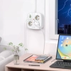 Tech-Protect Listwa zasilająca 3 gniazda sieciowe 2x USB-A 2x USB-C 200 cm