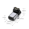 Tech-Protect Adapter przejściówka kątowa USB-C do zegarka Garmin - szary