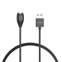 Tech-Protect Kabel przewód USB-A do zegarka Garmin 1m - czarny