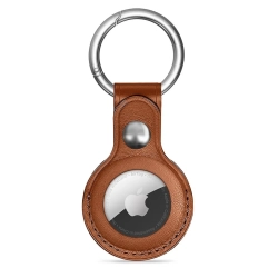 Etui Tech-Protect NaturalFit Apple AirTag 1/2 brązowe