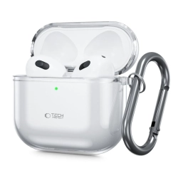 Tech-Protect Etui pokrowiec na Apple AirPods 4 FLEXAir - przezroczysty