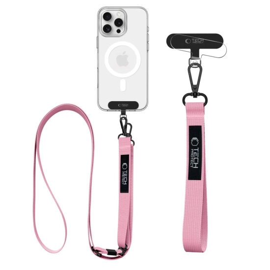 Tech-Protect Smycz 2w1 do etui smartfona na szyję nadgarstek Rope
