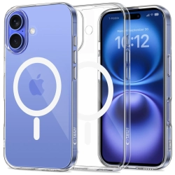 Tech-Protect Etui pokrowiec na iPhone 16 FlexAir MagSafe - przezroczysty