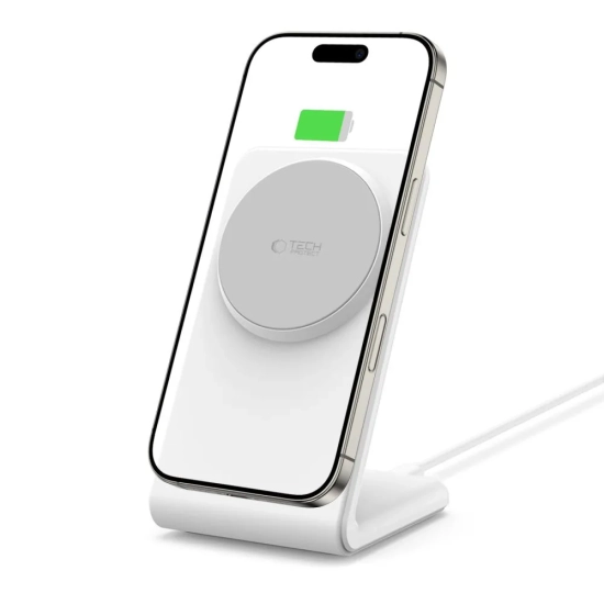 Tech-Protect Ładowarka bezprzewodowa biurkowa do smartfona QI15W-A38