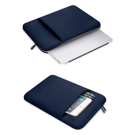 Tech-Protect Pokrowiec etui na laptopa 15-16'' Neopren - granatowy