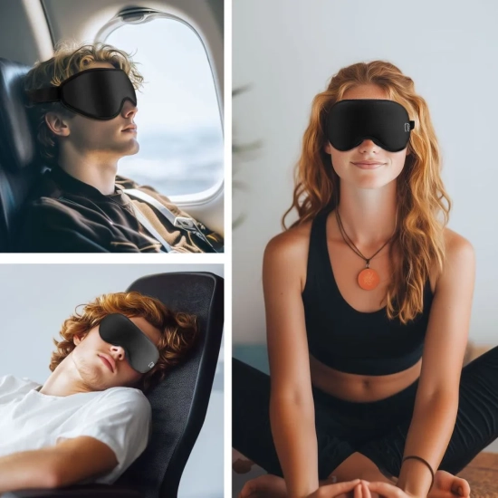 Tech-Protect Maska do spania na oczy Eyeshade Sleep Mask - czarna