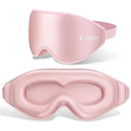 Tech-Protect Maska do spania na oczy Eyeshade Sleep Mask - różowa