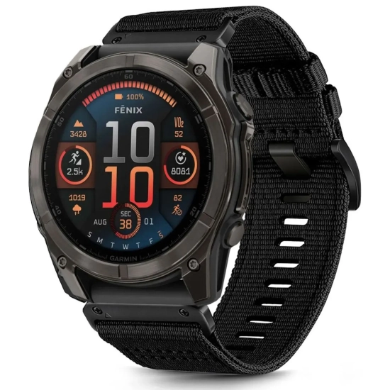 Pasek Tech-Protect Nylon Garmin Fenix 51 mm czarny