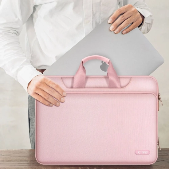 Tech-Protect Torba pokrowiec Pocket na laptopa 15-16'' - różowa