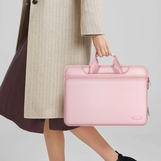 Tech-Protect Torba pokrowiec Pocket na laptopa 15-16'' - różowa