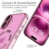 Tech-Protect Etui pokrowiec na iPhone 16 MagFlex MagSafe - przezroczyste