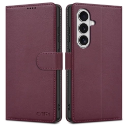 Tech-Protect Etui futerał na Samsung Galaxy S26 Wallet - bordowy
