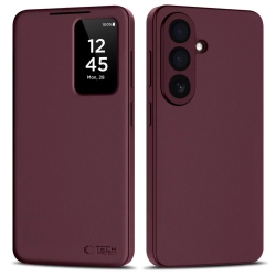 Tech-Protect Etui futerał na Samsung Galaxy S26 Smart Wallet - bordowy