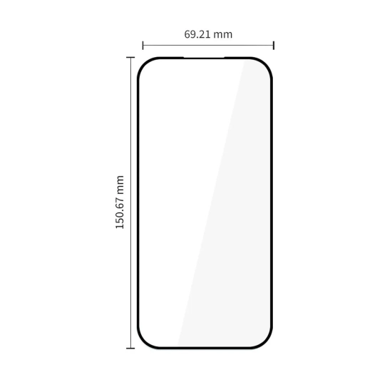 Tech-Protect Szkło hartowane na Google Pixel 9A / 10A Glass Fit+ czarne