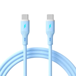 Kabel Akyga AK-USB-68 USB-C-USB-C 60 W 1 m niebieski