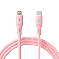 Kabel USB-C Lightning Akyga AK-USB-71 1 m 30 W różowy